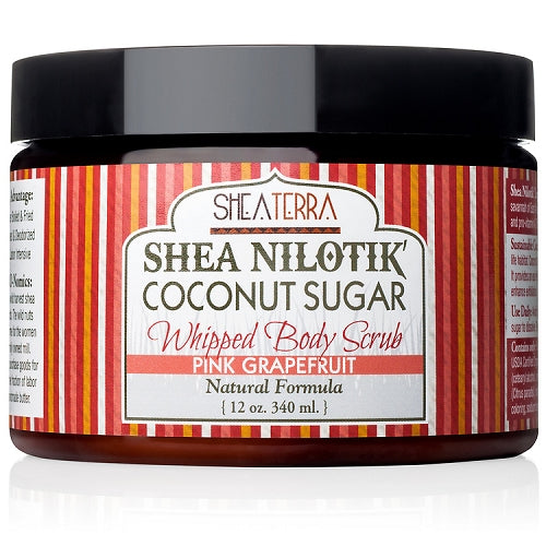 Shea Nilotik' Whipped Body Scrub PINK GRAPEFRUIT (12 oz.)