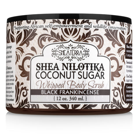 Shea Nilotik' Whipped Body Scrub DAKARA FRANKINCENSE (12 oz.)