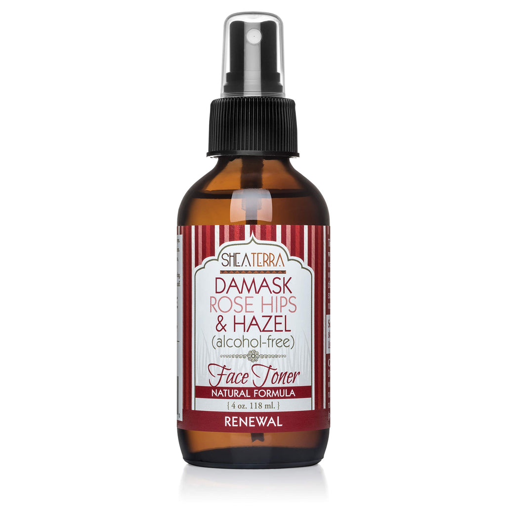 Damask Rose Hips & Hazel Face Toner (4 oz.)