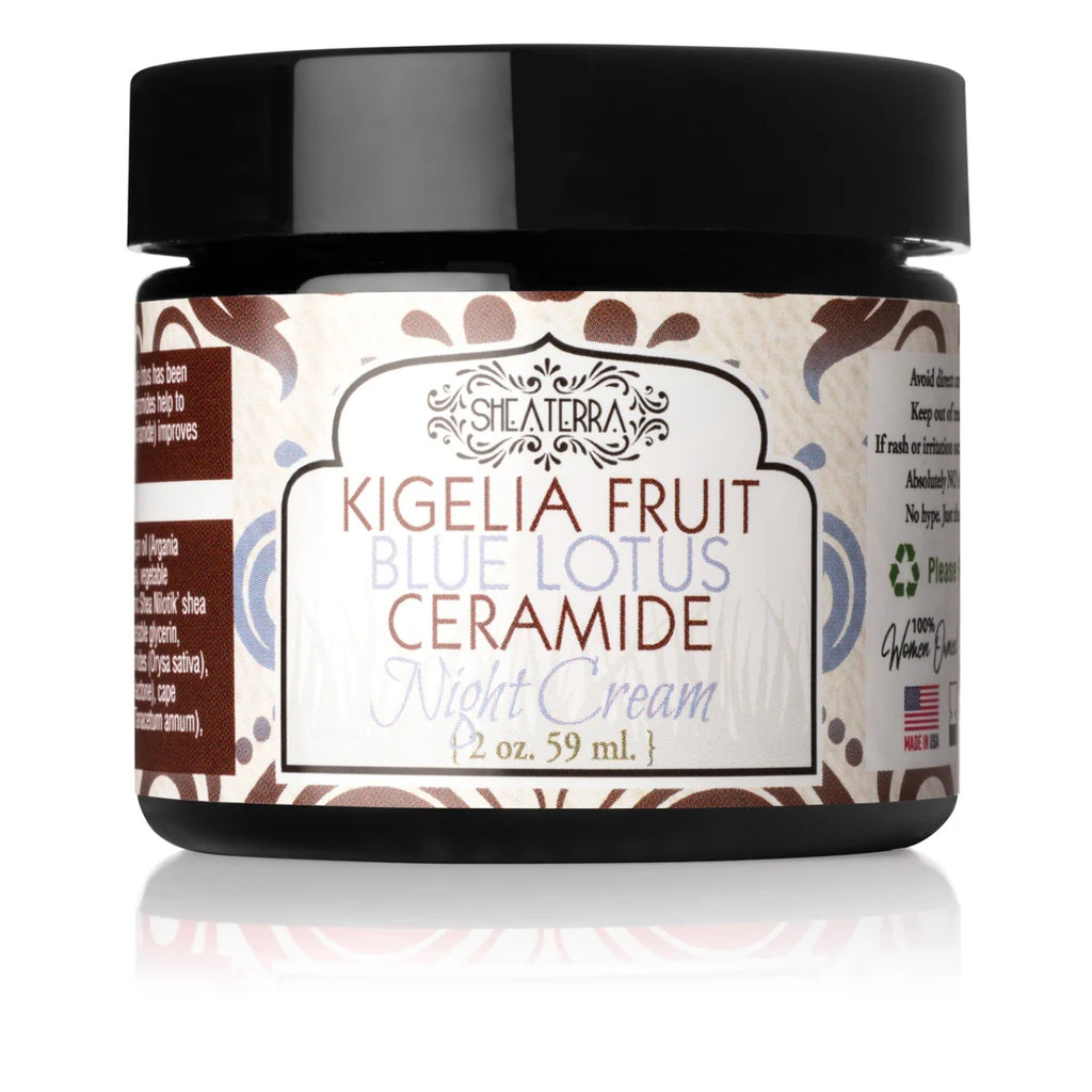 Kigelia Fruit Blue Lotus Ceramide  AGE DEFENSE Night Face Cream