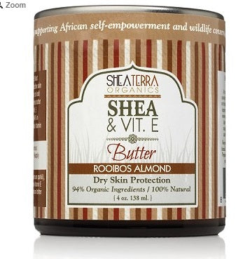 Shea & Vitamin E. Butter ROOIBOS ALMOND 4oz