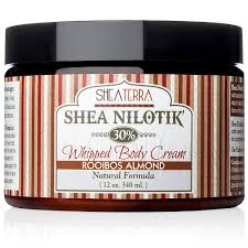 Shea Nilotik' Body Cream ROOIBOS ALMOND (12oz)