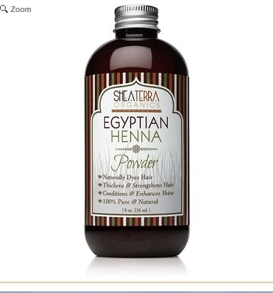 100% Pure Egyptian Henna Powder (8 oz.)
