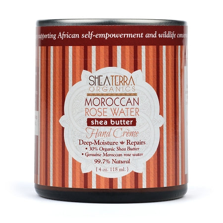 Moroccan Rose Water Shea Butter Hand Creme (4 oz.)