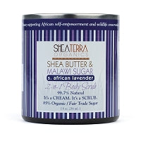 Shea Nilotik & Malawi Sugar Serious Scrub S. african lavender 12 oz
