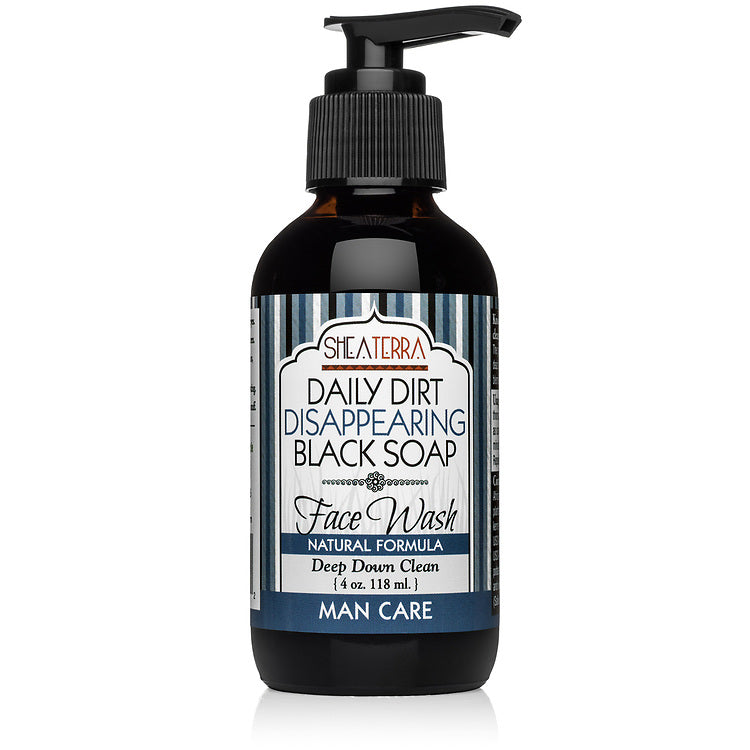Daily Dirt Disappearing Black Soap Face Wash (4 oz.) MAN CARE