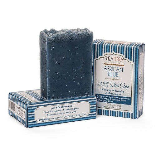 Shea Butter Soap Bar - African Blue