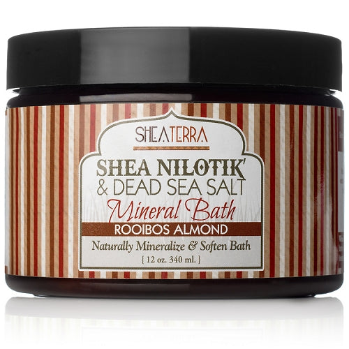 Shea Nilotik' Dead Sea Salt Mineral Bath ROOIBOS ALMOND