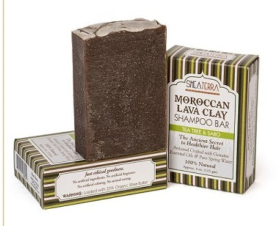 Moroccan Lava Clay Soap Bar (TEA TREE & SARO)